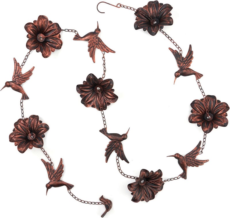 HOUYANG 8.5FT Hummingbird Rain Chain,Rain Chains for Outside,Rainwater Catcher Chains, Outdoor Garden Yard Decor - Image 5